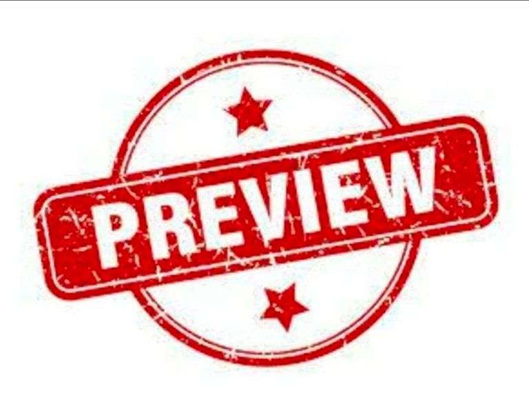 Preview: Thursday 3:30pm-4:30pm