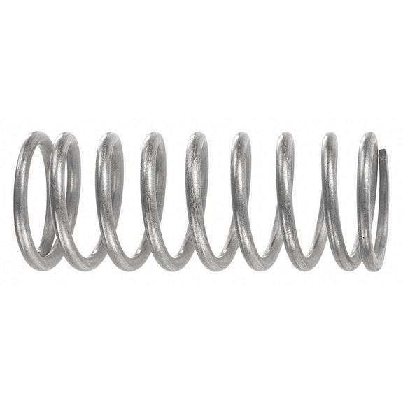 SPEC - COMPRESSION SPRING: SPRING STEEL, CYLINDRICAL SHAPE, CLOSED, GROUND END, 1 IN LNG, 15 PK