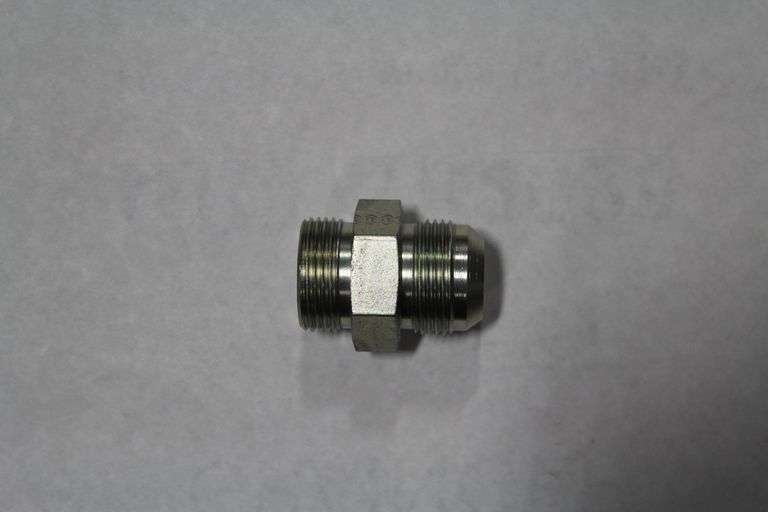 AEROQUIP - HYDRAULIC HOSE ADAPTER, 1 1/4 IN X 1 1/4 IN FITTING SIZE, MALE X MALE, ORB X JIC, RIGID, STRAIGHT