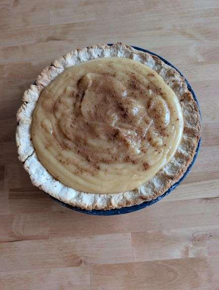Chris's delicious sugar cream pie
