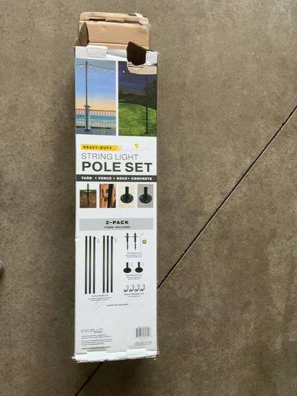 String Light Pole Set