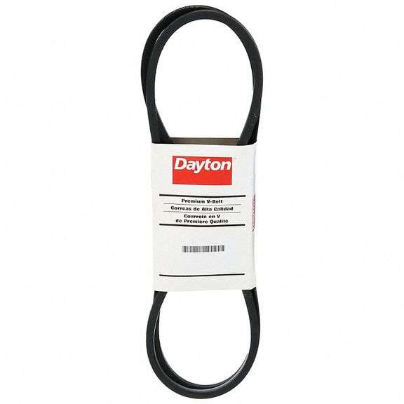 DAYTON - DAYTON V-BELT: A65, 67 IN OUTSIDE LG, 1/2 IN TOP WD, 0.313 IN THICK, POLYESTER - SEE PRODUCT DETAILS