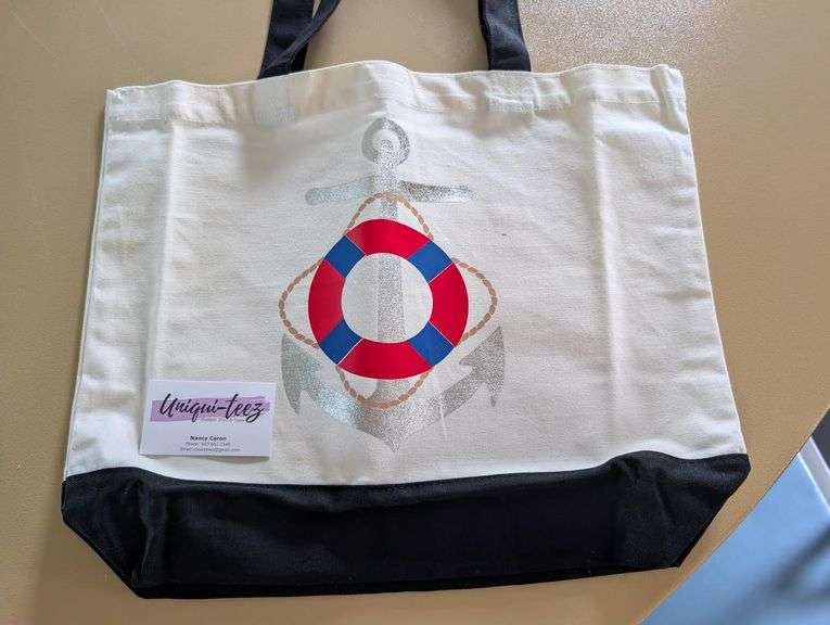 Uniq-Teez Nautical Tote Bag