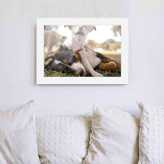 29X41 FRAME WHITE REAL WOOD PICTURE FRAME - SEE PRODUCT DETAILS