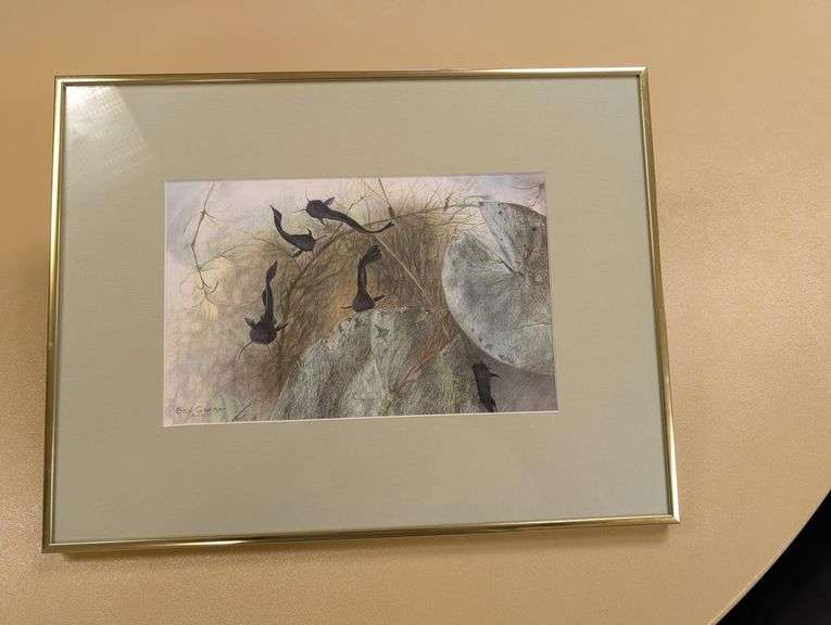 Hand painted picture from Bev Garner Painted in 2000