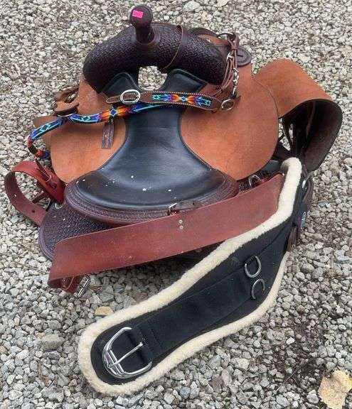 Circle Y Tru-Fit Barrel Saddle, 15"