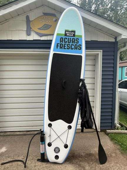 Paddleboard (NIB). 10 foot inflatable paddleboard that comes with paddle, inflater,and bag.   $200 value