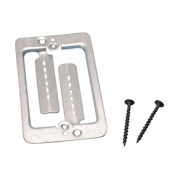 CADDY - 4-1/4 IN. L X 2-1/2 IN. W SINGLE-GANG LOW-VOLTAGE DEVICE MOUNTING BRACKET (2-PACK)