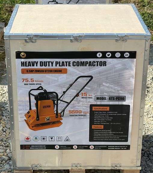 Heavy Duty Plate Compactor, Model ATS-PC90