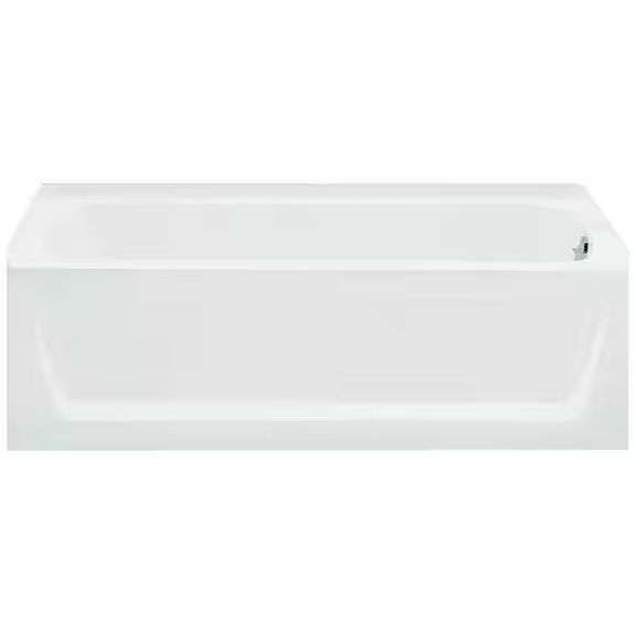 Sterling Ensemble 5 ft. Right Drain Rectangular Alcove Bathtub in White