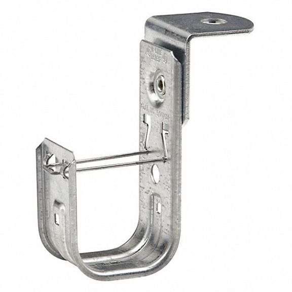 COOPER B-LINE - COOPER B-LINE J-HOOK: SCREW-ON, 2 IN MAX. BUNDLE DIA., 30 LB MAX. LOAD CAPACITY, NO LOCKING LATCH