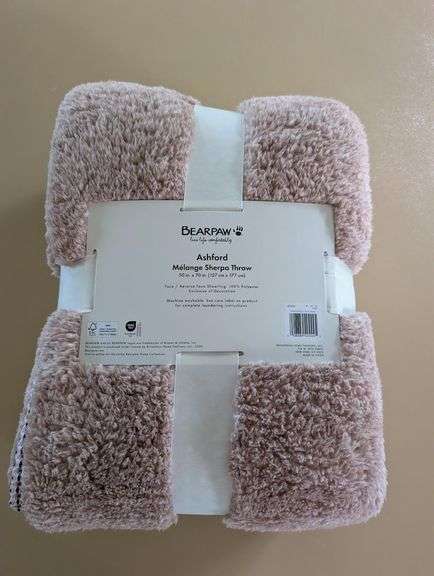 Bearpaw Sherpa Throw Blanket