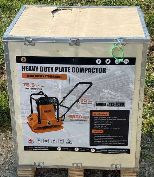 Heavy Duty Plate Compactor, Model ATS-PC90