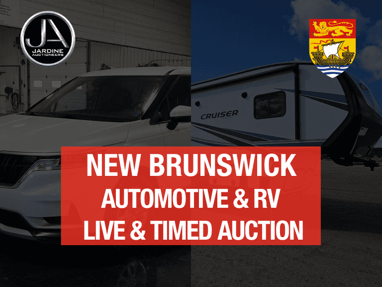 November 14, 2025 - Automotive Timed & Live Vehicles & RV's - New Brunswick