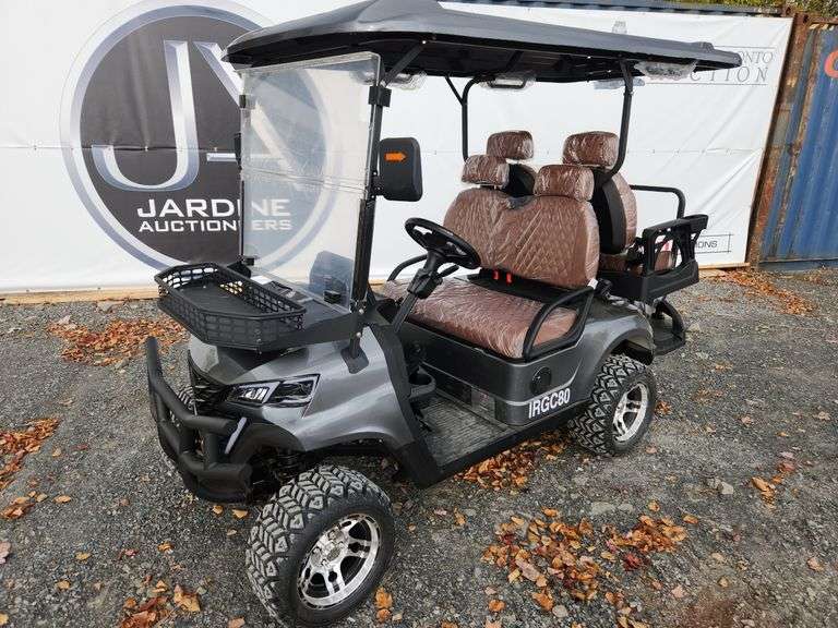 Electric 4 Seat Golf Cart with Radio/Bluetooth IR  IRGC80  4 Seat  Golf Cart