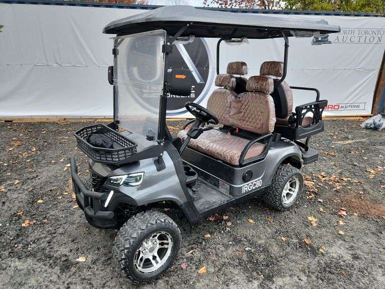 Electric 4 Seat Golf Cart with Radio/Bluetooth 2025  IR  IRGC80  4 Seat  Golf Cart