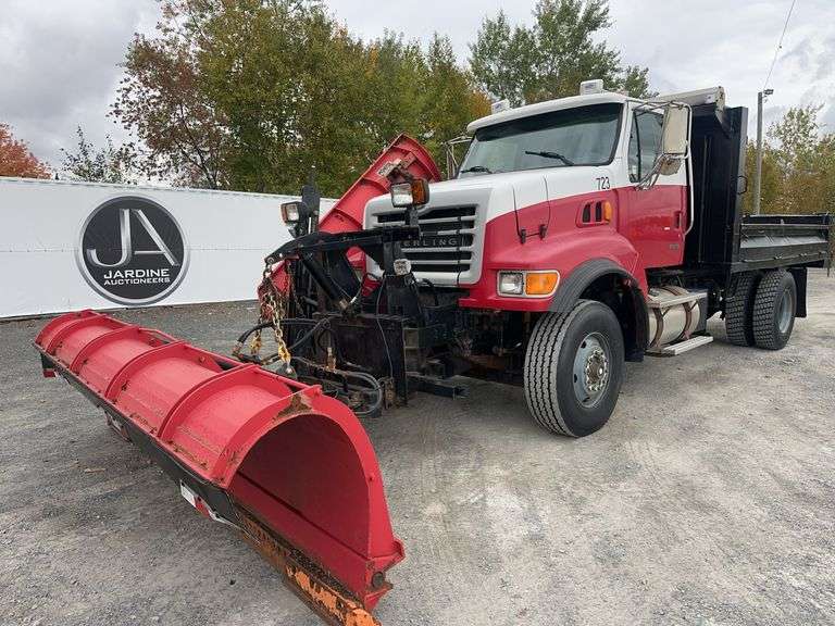 2005 Sterling L8500 Flat Deck Dump with Plow and Wing - Jardine ...