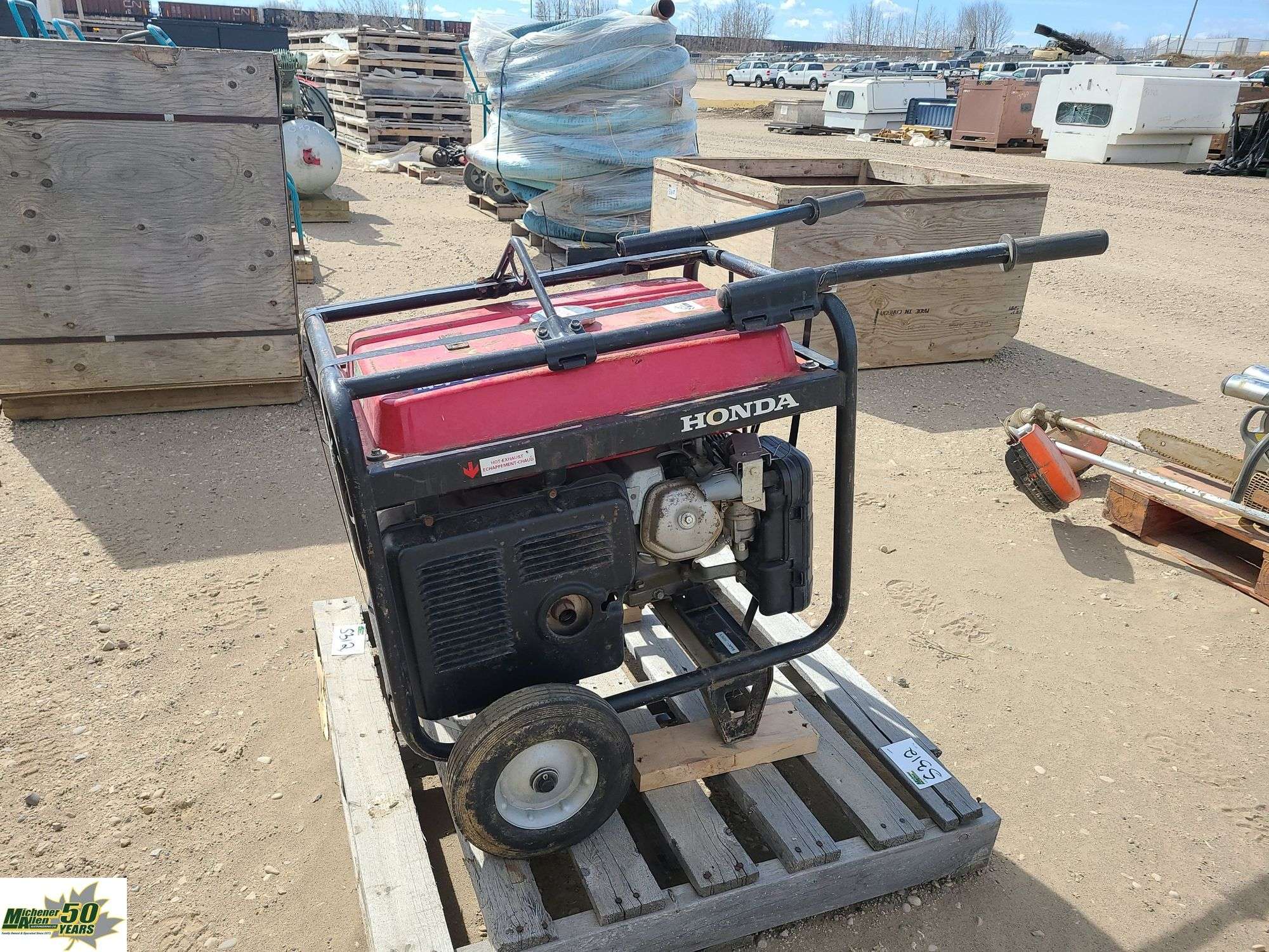 Honda EB3800X Generator-1 Pallet - Michener Allen Auctioneering Ltd
