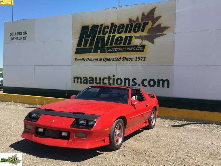 1991 Chevrolet Camaro Z28 T Tops 2 Door