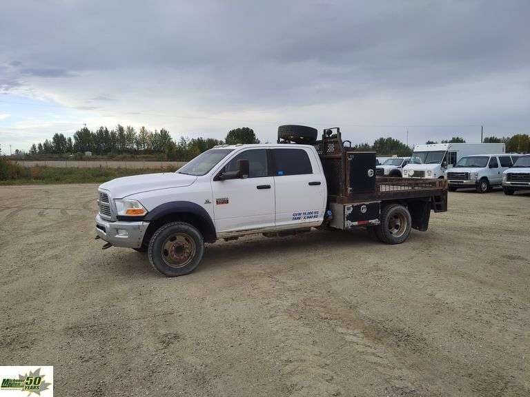 2011 Ram Chassis 5500 Quad Cab Diesel 4x4 S/A Deck Truck - Michener ...