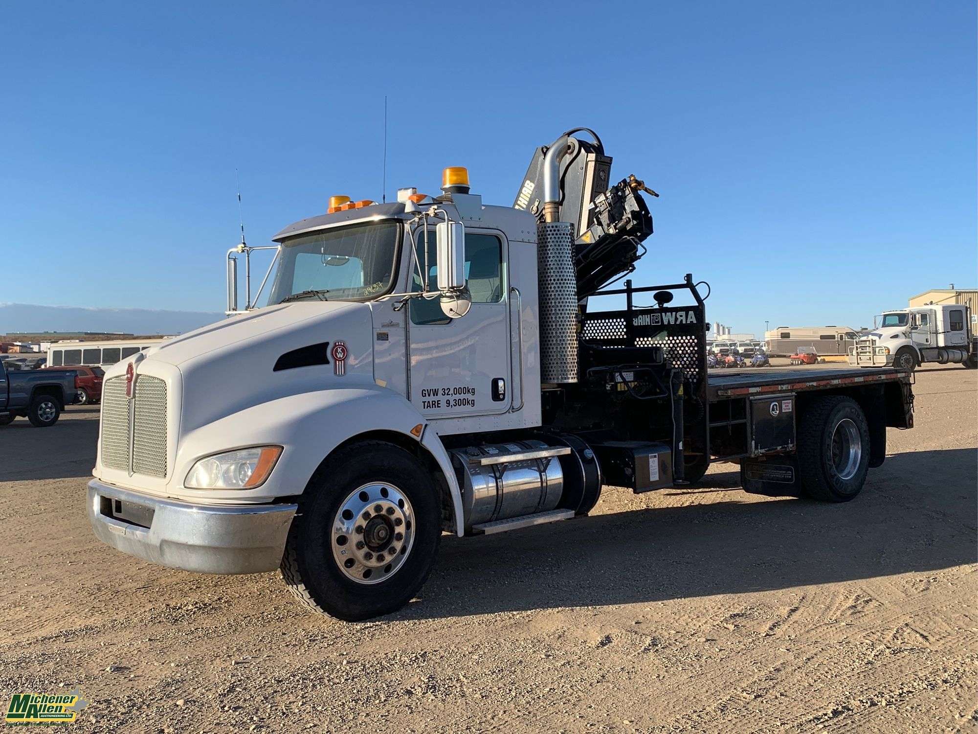 2013 Kenworth T370 S/A Hiab XS 122 CLX Picker Deck Truck