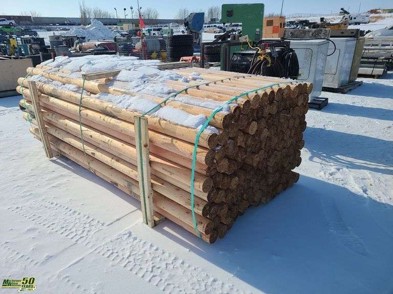 Fir Tree Rails Douglas Fir Fence Rails Approx 138-1 Pallet - Michener Allen ...