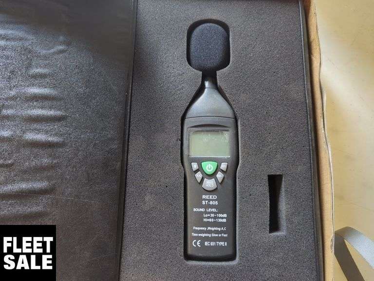 Reed ST-805 Sound Level Meter - Qty 1 - Michener Allen Auctioneering Ltd