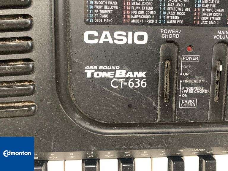 Casio Tone Bank CT-636 Keyboard - Qty 1 - Michener Allen