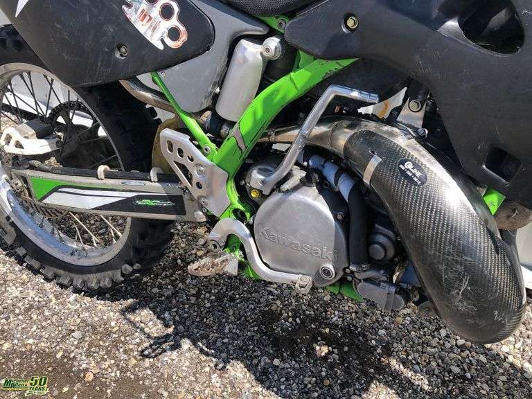 Non-Operable 1997 Kawasaki KX250 Dirt Bike - Michener Allen