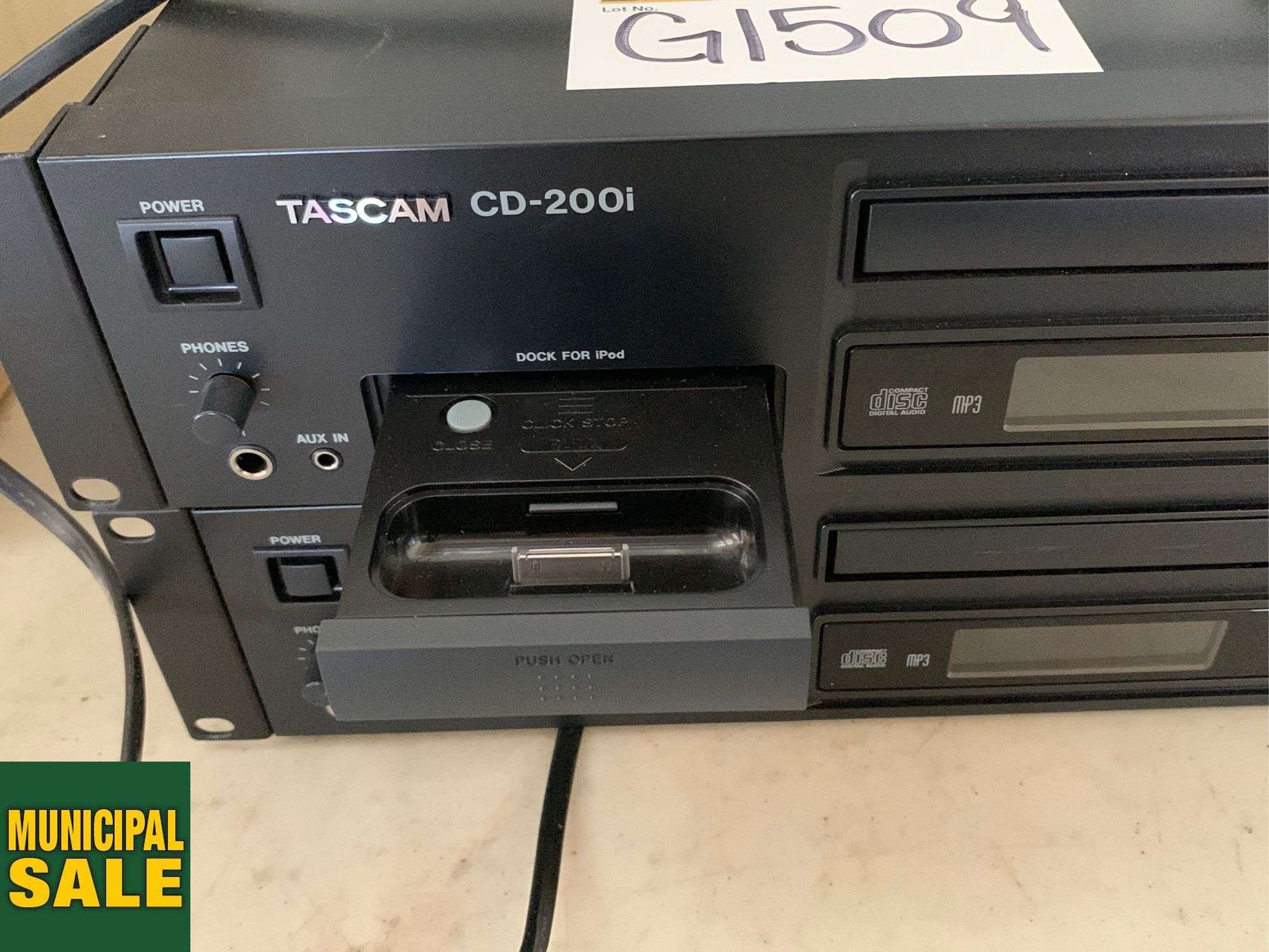 Tascam CD-200i CD/iPod Players - Qty 2 - Michener Allen