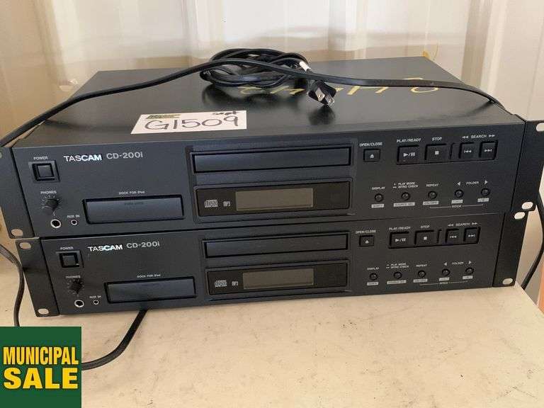 Tascam CD-200i CD/iPod Players - Qty 2 - Michener Allen