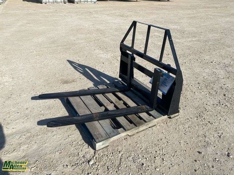 2024 Unused Mower King SAll100 4ft Skid Steer Forks Michener Allen