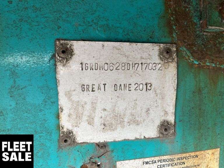 2013 Great Dane T/A 53 Hiboy Michener Allen Auctioneering Ltd