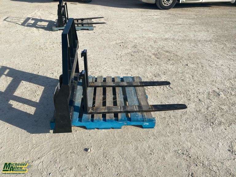 2024 Unused Mower King SAll100 4ft Skid Steer Forks Michener Allen