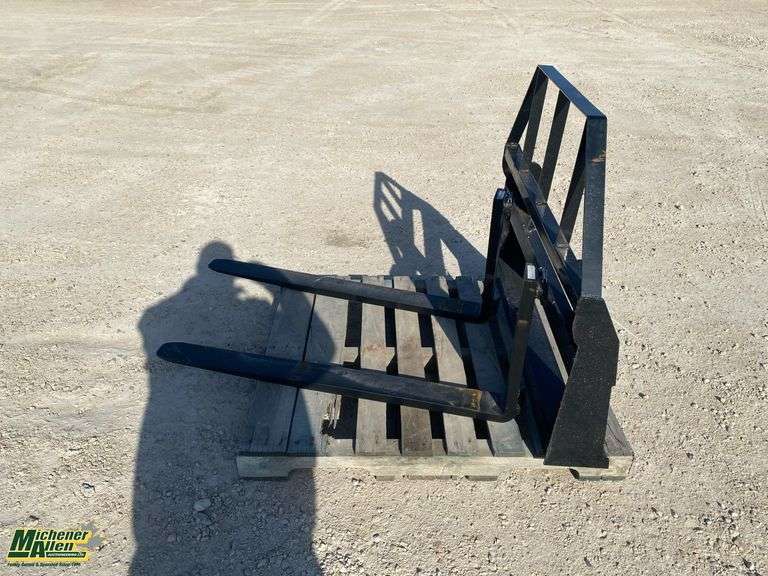 2024 Unused Mower King SAll100 4ft Skid Steer Forks Michener Allen