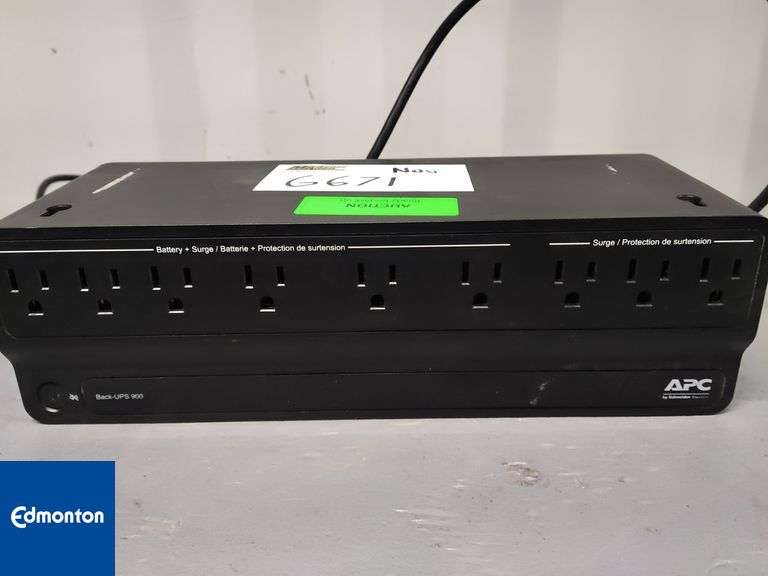 APC BackUPS Battery & Surge Protector Michener Allen Auctioneering Ltd