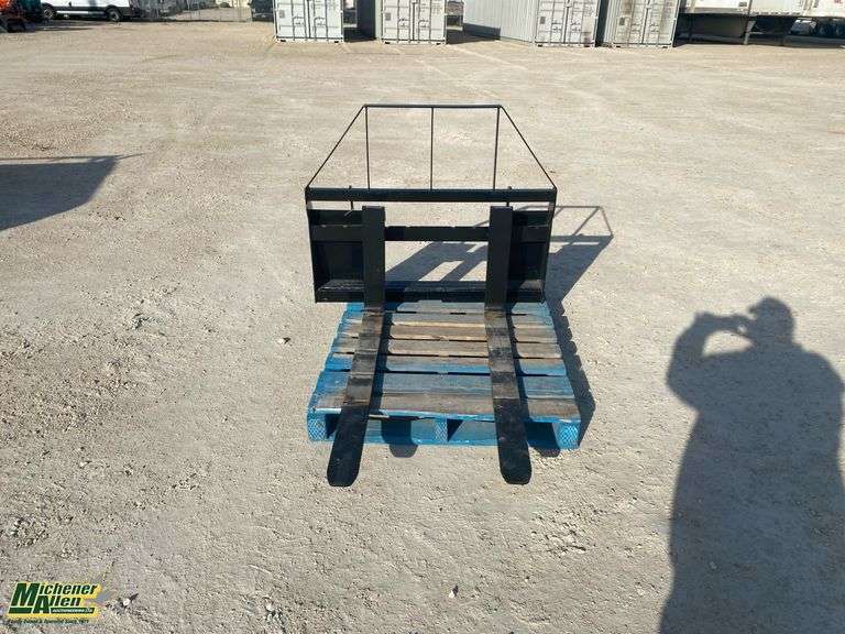 2024 Unused Mower King SAll100 4ft Skid Steer Forks Michener Allen