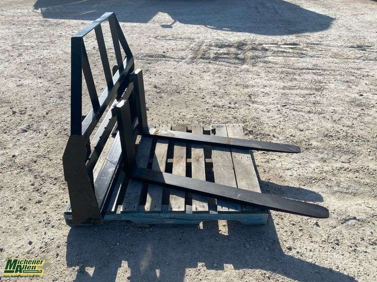 2024 Unused Mower King SAll100 4ft Skid Steer Forks Michener Allen