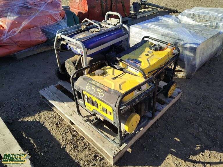 Pallet of Three Generators - Michener Allen Auctioneering Ltd