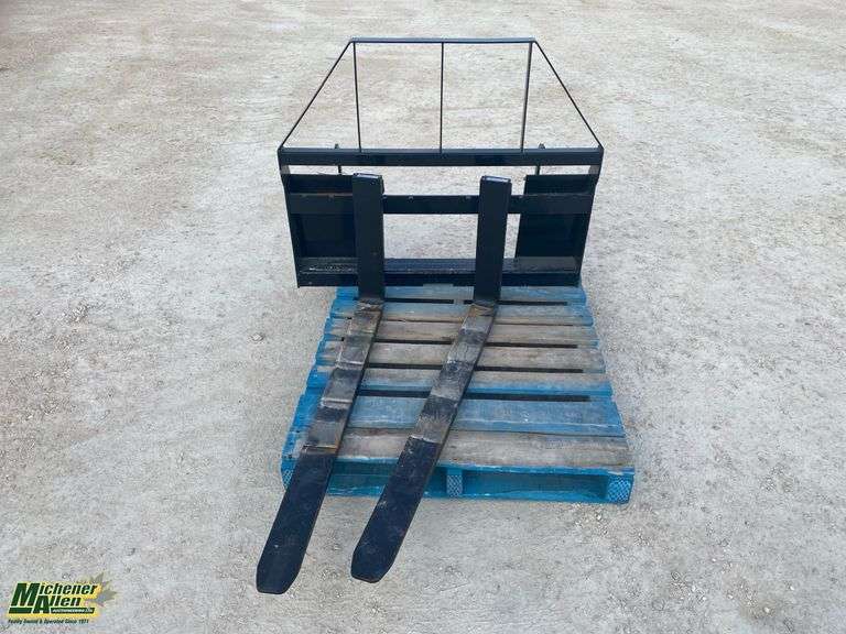 2024 Unused Mower King SAll100 4ft Skid Steer Forks Michener Allen