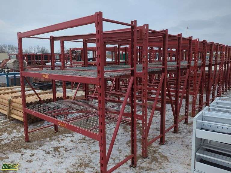 4 Bulk Storage Racking Units - Michener Allen Auctioneering Ltd