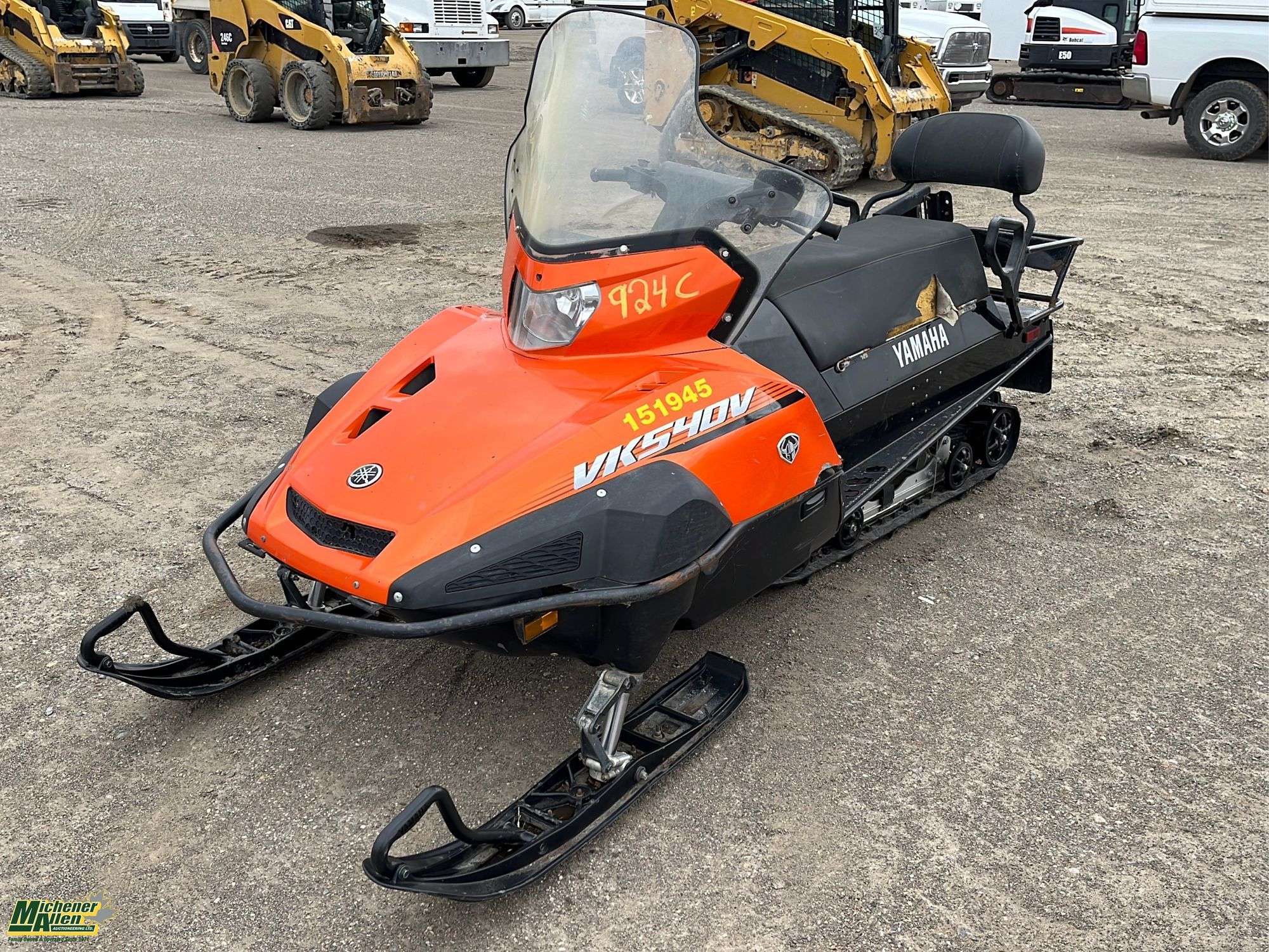 Non-Operable 2020 Yamaha VK540V Snowmobile - Michener Allen