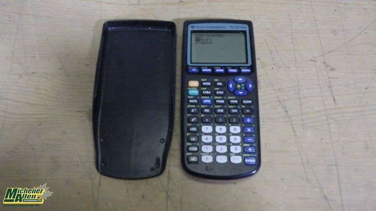 Texas Instruments TI-83 Plus Graphing Calculator - Michener Allen ...