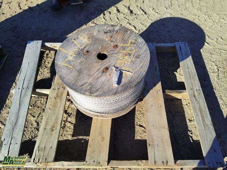 Pallte With Ropes Pallet with Spool of Braided Rope - Qty 1 - Michener Allen ...