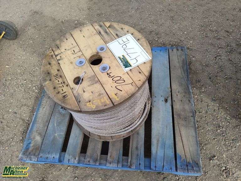 Pallte With Ropes Pallet with Spool of Braided Rope - Qty 1 - Michener Allen ...
