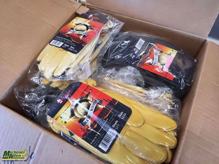 R Watson Roper Watson Range Rider Deerskin Roper Gloves - Qty 36 (See Lot Listing ...