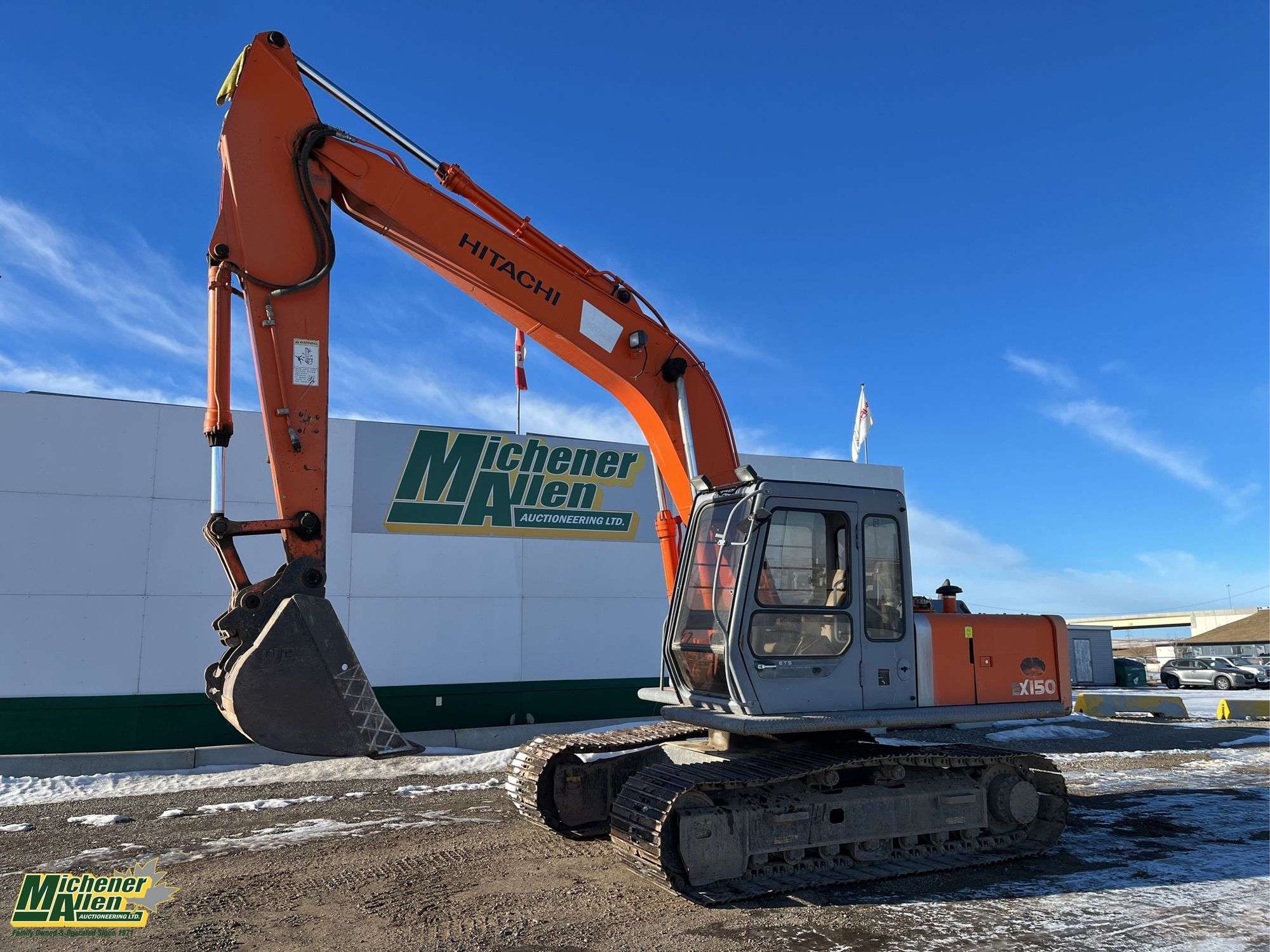 1996 Hitachi EX150 Excavator - Michener Allen Auctioneering Ltd