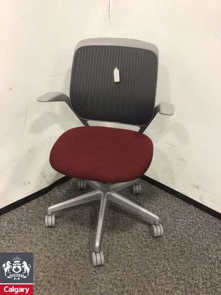 Steelcase Cobi Chair Red & Grey
