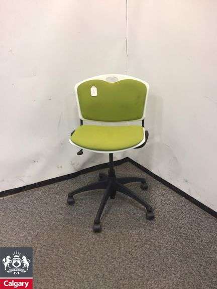 SitOnIt Seating brand chair white and green