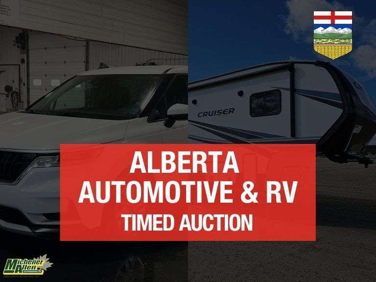 November 22, 2025 - Automotive Timed Vehicles & RV's  Alberta